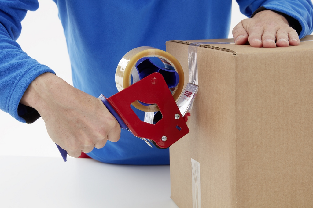 Kiste, Band, Person, Karton, Paket