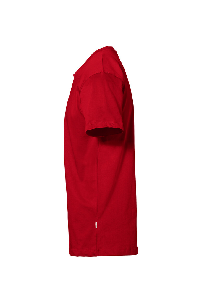 T-Shirt, Kurzarm, Rot, Kirschrot, Glatte Oberfläche