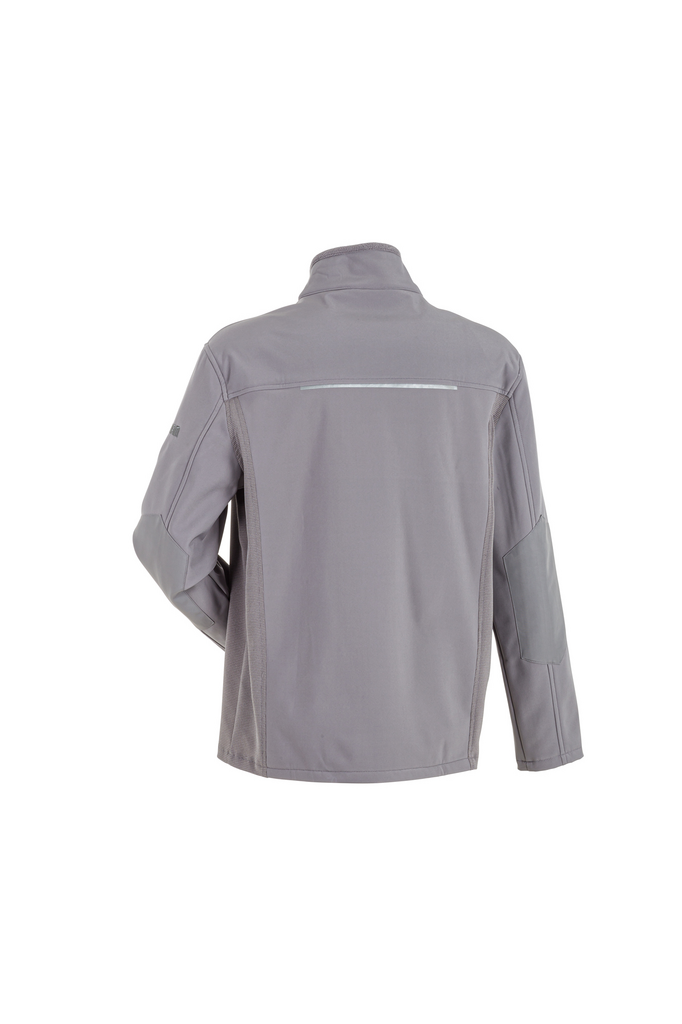 Jacke, Softshell, Grau, Reißverschluss, Langeärmlig