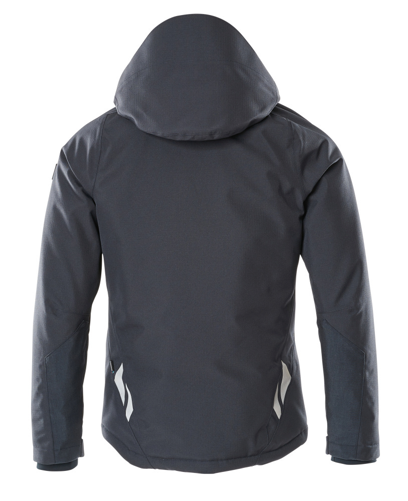 Hoodie Rückseite, Jacke, Dunkelgrau, Gehäkelte Kapuze, Softshell