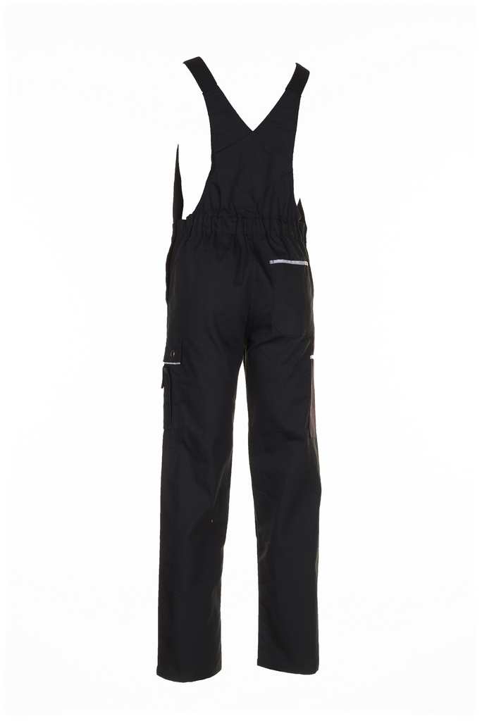 Schneeschuh-Overall, Hose, Schwarz, Verstellbare Träger, Integrierte Taschen