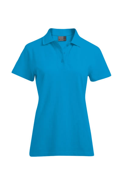 Polohemd, kurzarm, blau, Kragen, Polyester