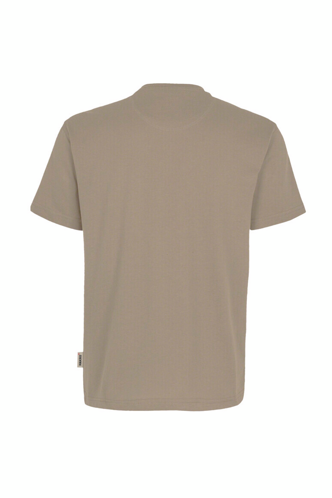 T-Shirt, Beige, Kurzarm, Rundhals, Unifarben