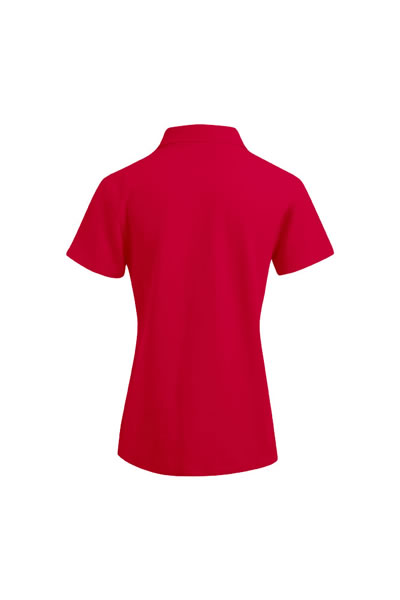  Polohemd,  kurze Ärmel,  rote Farbe,  Polo,  Rückseite