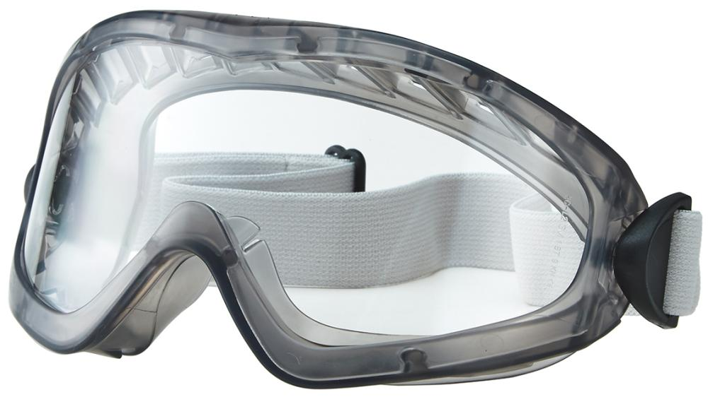 Schutzbrille, Goggles, Brillenschutz, Transparente Brille, Kopfbefestigung
