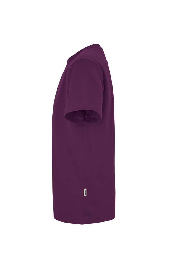 T-Shirt, Kurzarm, Einfarbig, Baumwolle, Lila