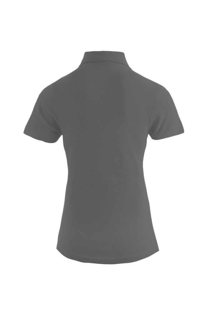 Polohemd, Kurzarm, Grau, Kragen, Unmustered