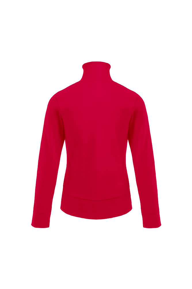 Pullover, Rundhals, Langarm, Rot, Kleines Bündchen