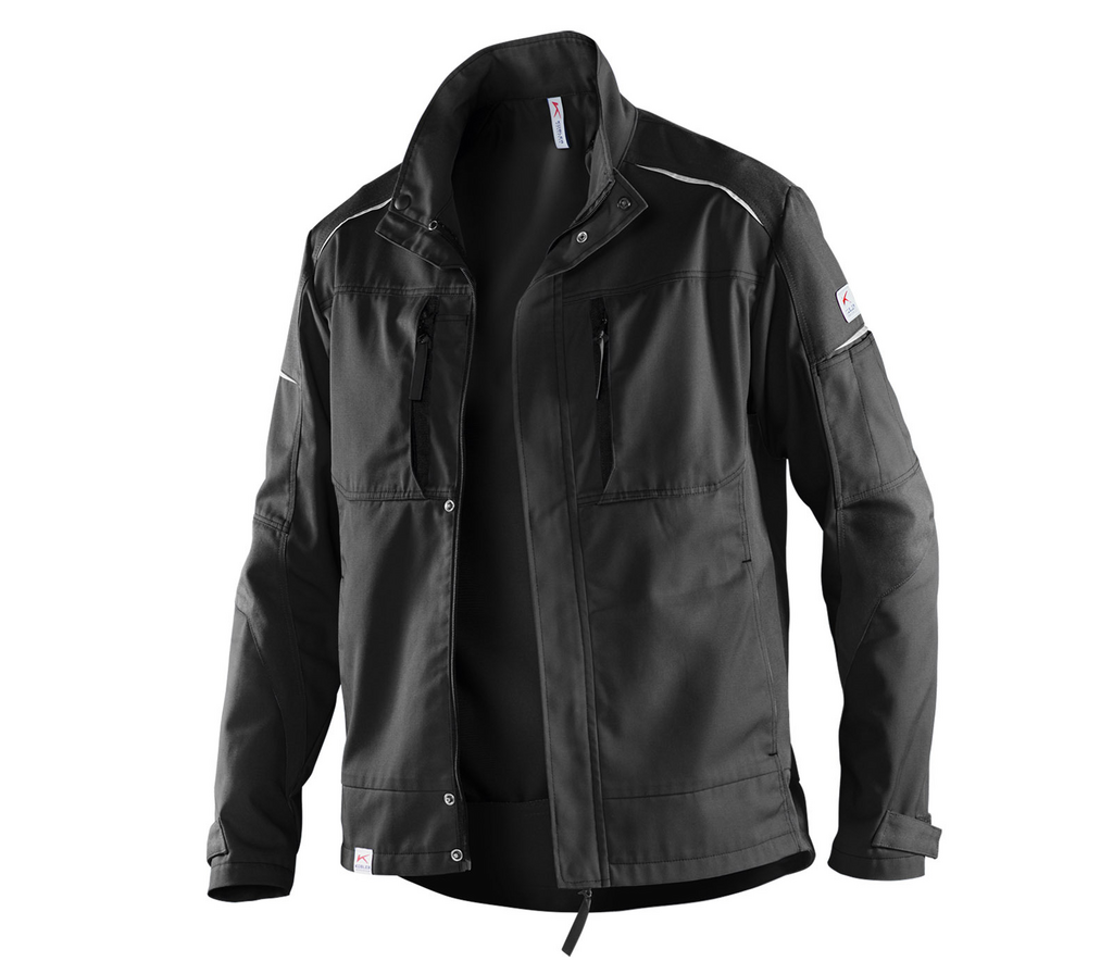 Jacke, Softshell, Dunkelgrau, Reißverschluss, praktische Taschen