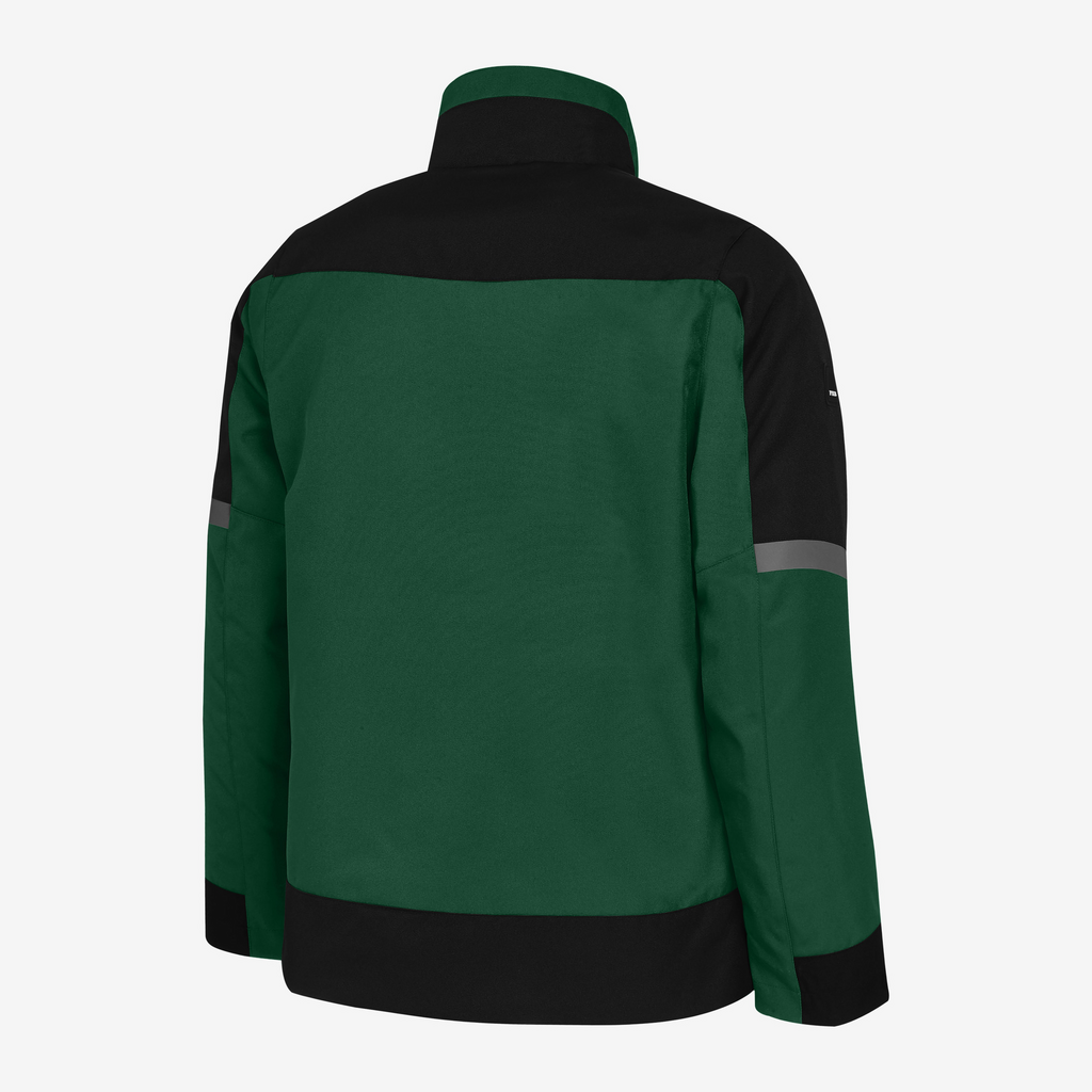 Jacke, Grün, Colorblock, Langarm, Reißverschluss