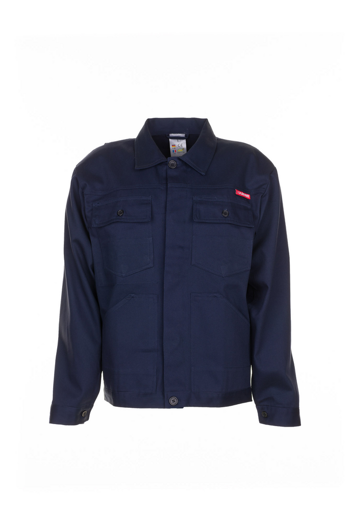 Navyjacke, Arbeitsjacke, Brusttaschen, Knopf-Vorderseite, lange Ärmel