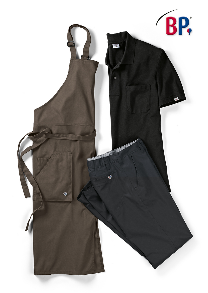 Kochschürze, Arbeitskleidung, Baumwolle, Einfarbig, Hosenträger-Design