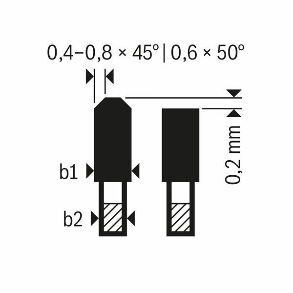 elektronisches Bauteil, SMD-Bauelement, Diagramm, Messung, Polarität