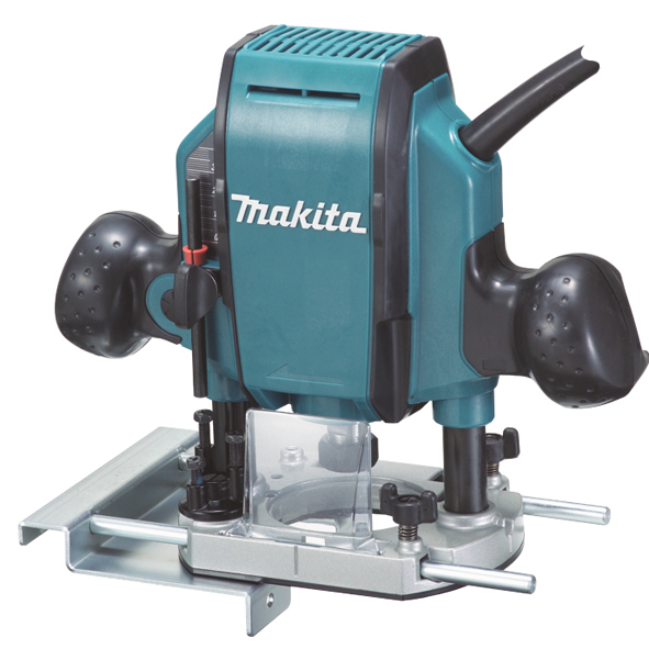 Stichsäge, Planer, Elektrische Fräse, Makita, Korpus blau/grün