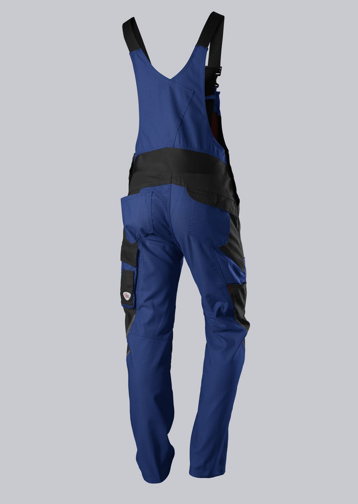 Gesamt blaues Hosen, Arbeitskleidung, blaue Latzhose, HöHste Arbeitshose, Trägerhose