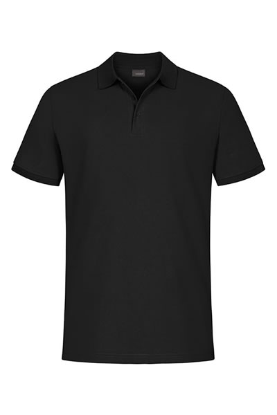 Polo, Polohemd, Schwarz, Kurzarm, Kragen