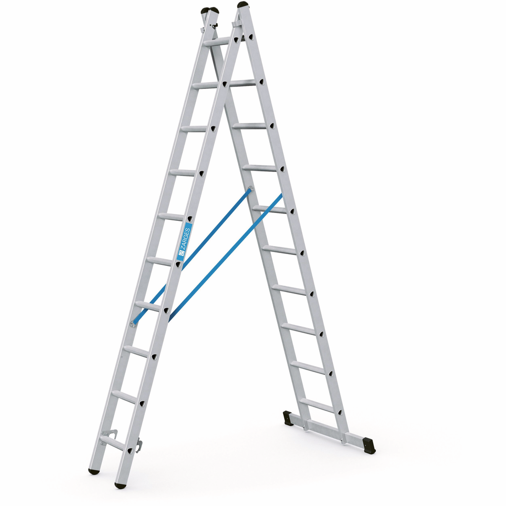Zarges Kombileiter Combimaster DX 2x10 Sprossen max. 4,94m
