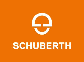 logo, marke, orange, Schuberth, text