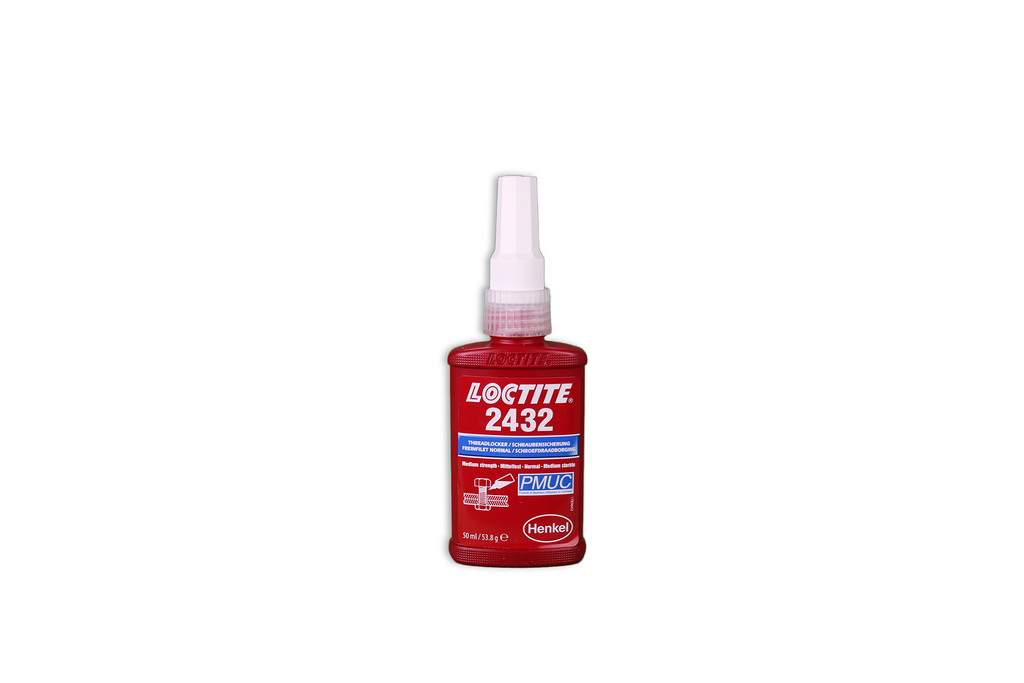 Loctite Schraubensicherung 2432 mittelfest Nuklearfreigabe 50ml Flasche