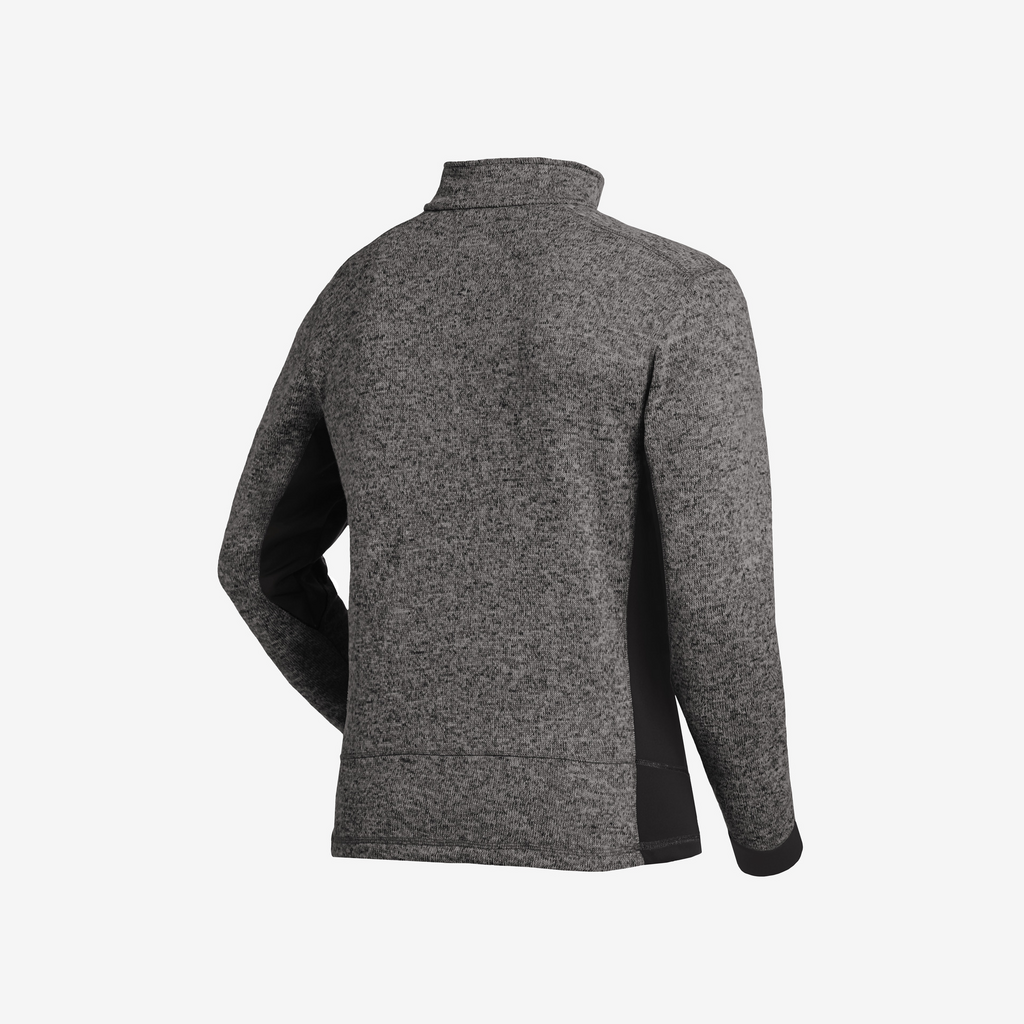 Jacke, Grau, Fleece, Langarm, Zugang