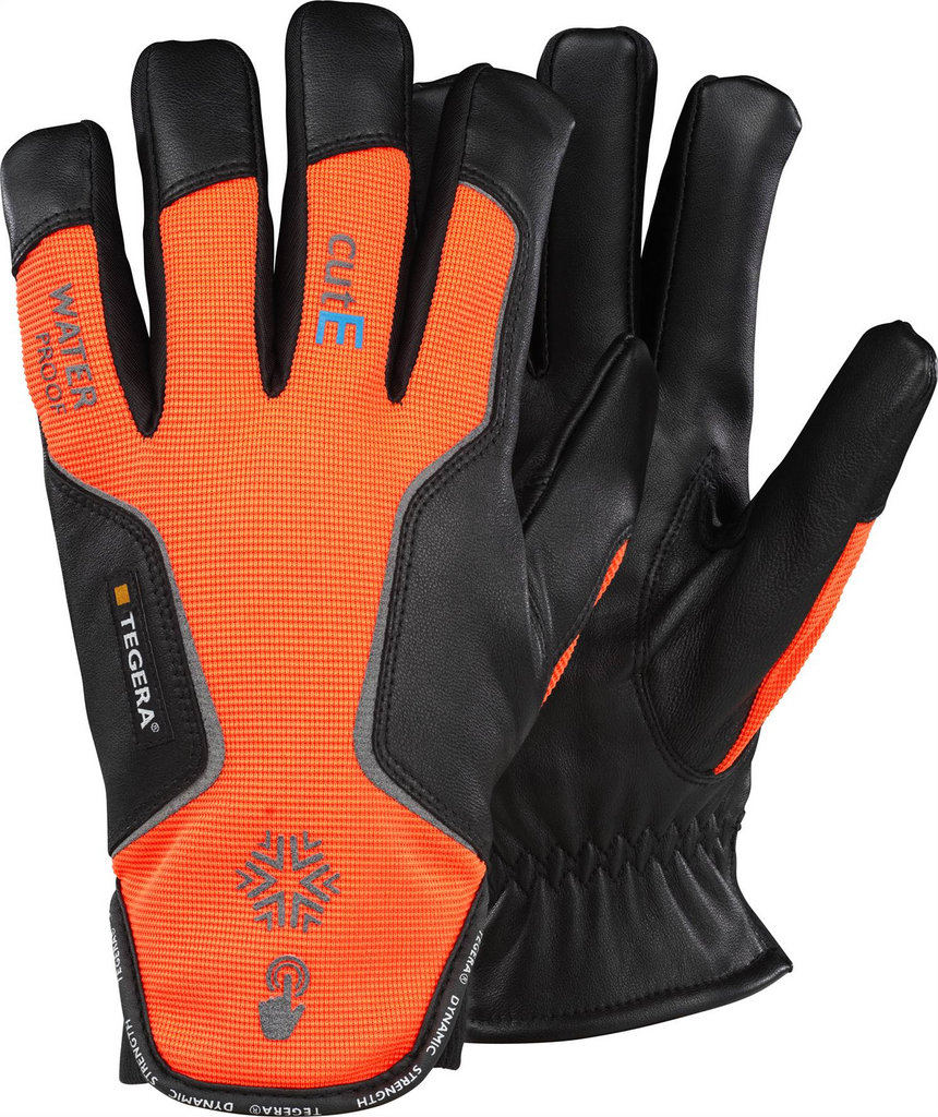 Gants, Gants d’hiver, Gants techniques, Orange, Imperméables
