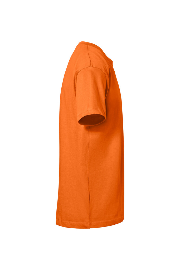 t-shirt, orange, kurzarm,  knit, unifarben