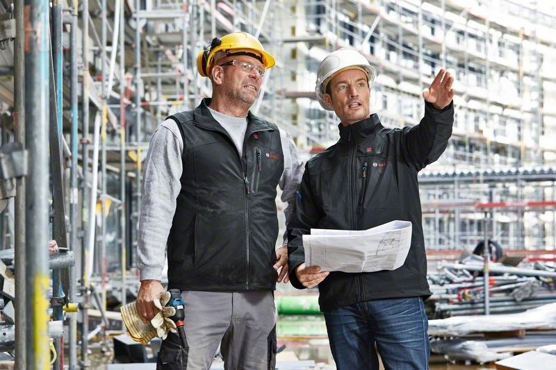 Arbeitskleidung, Sicherheitshelm, Konstruktion, Bauprojekt, Schalung?