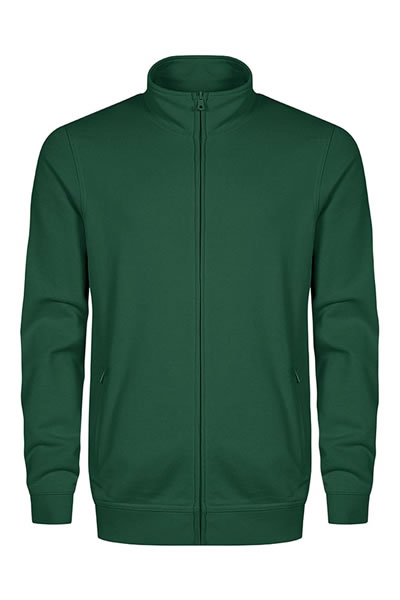 jacke, merin, farbton grün, zipper, material unbekannt