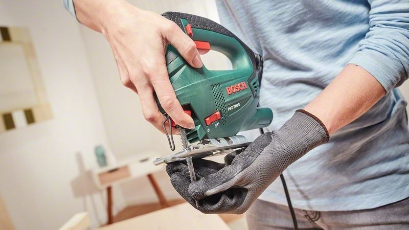 Stichsäge, Metall, Holz, Bosch, Sägenführung