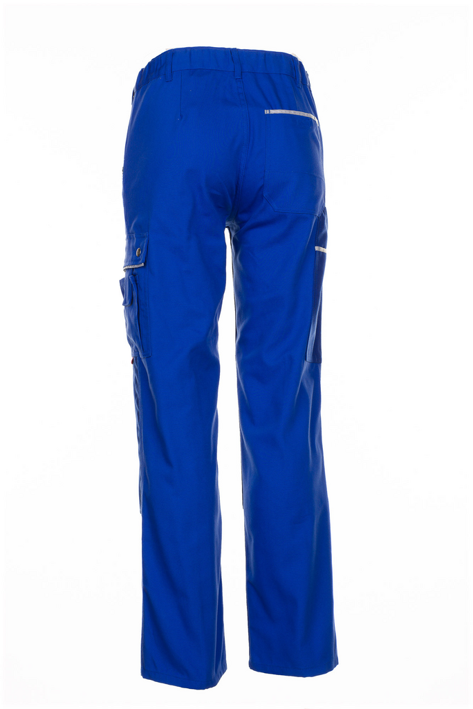 Hose, Arbeits Hose, Cargo Taschen, Blau, dehnbar