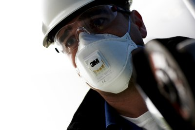 3M Maske, N95 Maske, Schutz Maske, Bauarbeiter, Sicherheitsausrüstung