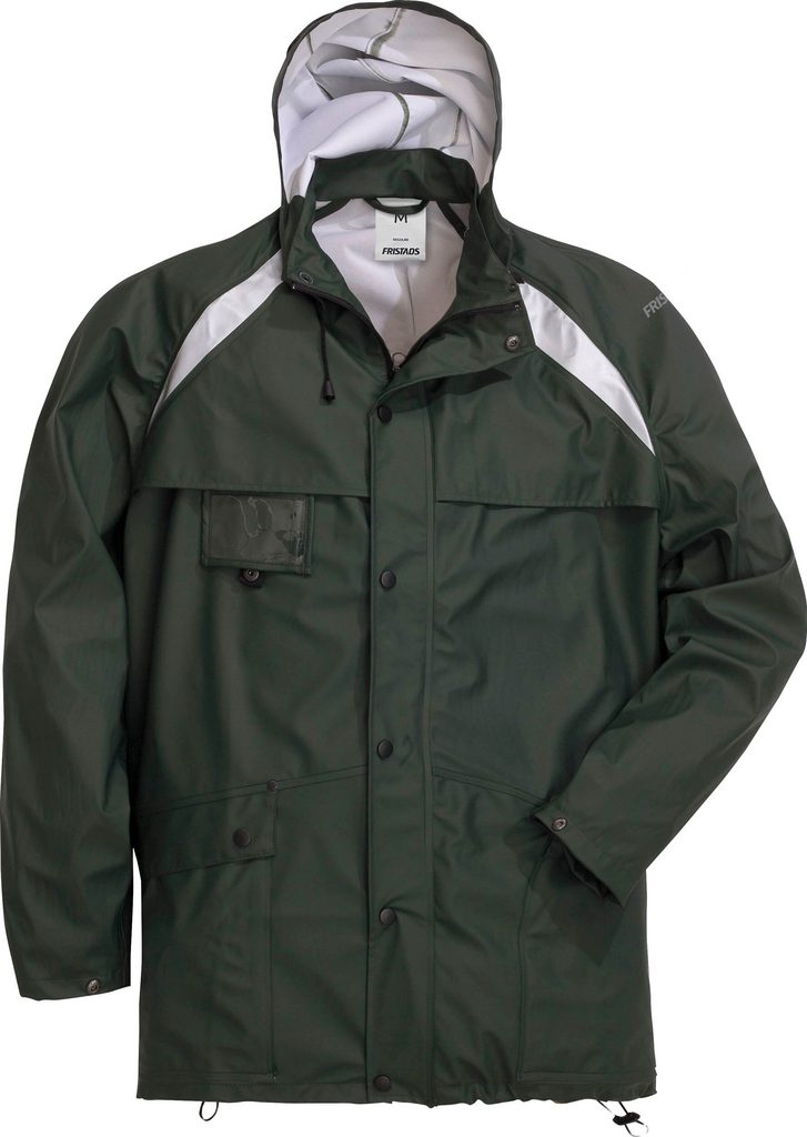 jacke, parka, windbreaker, grün, hooded