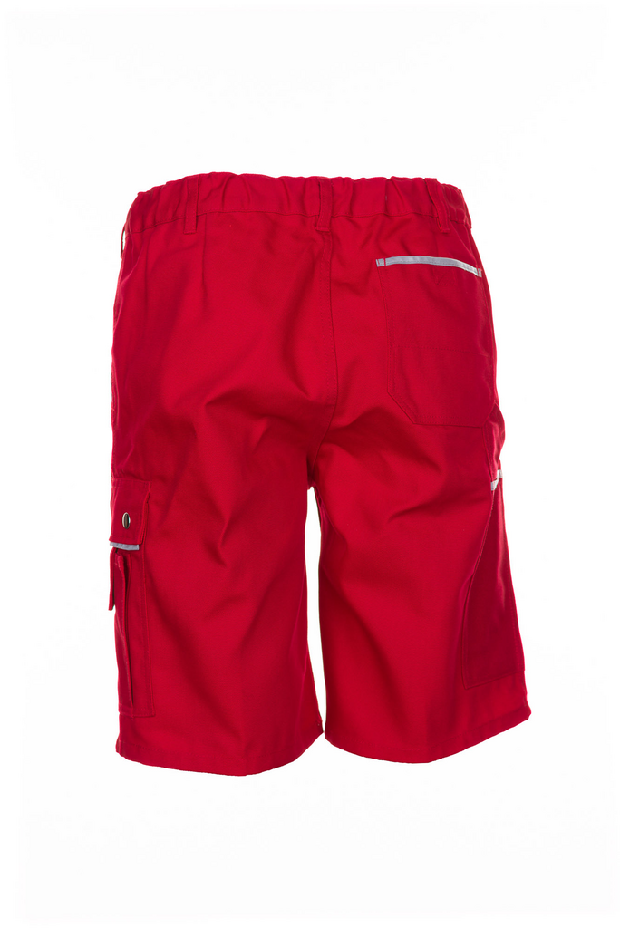 kurze hose, cargo shorts, rot, taschen, elastischer bund