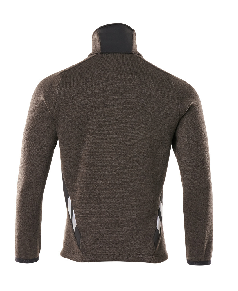 Pullover, Fleece, Stehkragen, Langarm, Brusttaschen-Optik