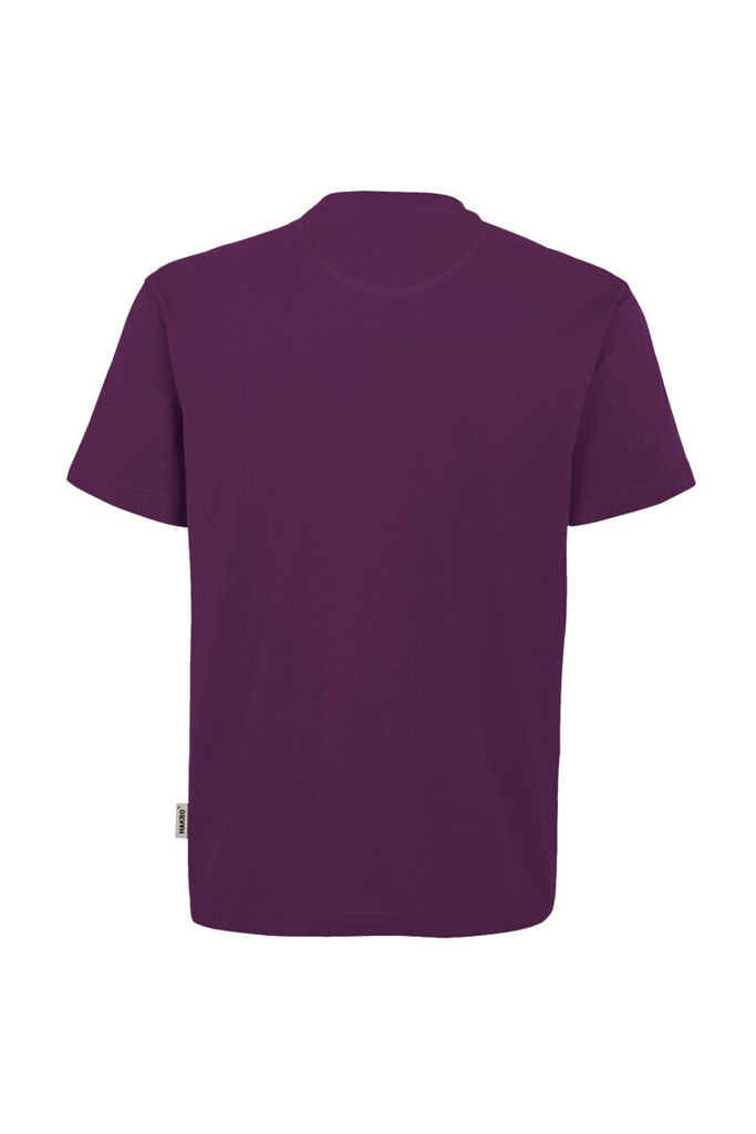 T-Shirt, Kurzarm, Violett, Rundhalsausschnitt, einfarbig