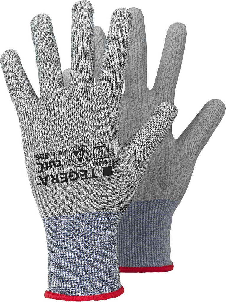 work gloves, cut-resistant, grip coating, knitted, gray, handschuhe, arbeitshandschuhe, texturiert, gehäkelte, grifffläche
