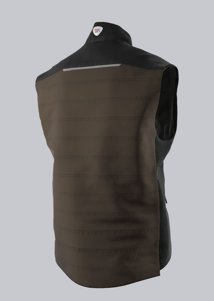 Weste, Sicherheitsweste, Canvas, Schwarz, Kohärenzband