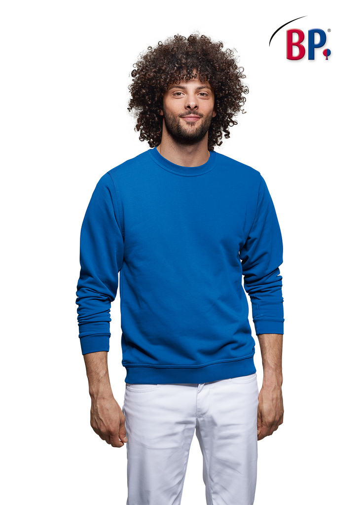 Sweatshirt, Rundhalsausschnitt, Langarm, Blau, Unisex