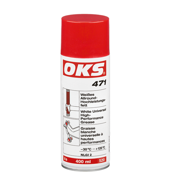 OKS Allround-Hochleistungsfett 471 weiß 400ml Spray