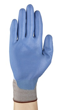 Schutzhandschuh, Arbeitshandschuhe, Gummihandschuh, Nitrilhandschuh, Handschutz, Arbeitshandschuh, Nitrilhandschuh, Schutzhandschuh, blau, Klett-Stulpe