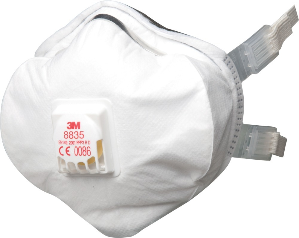 Maske, Atemschutz, 3M, Rundmaske, Filterpad