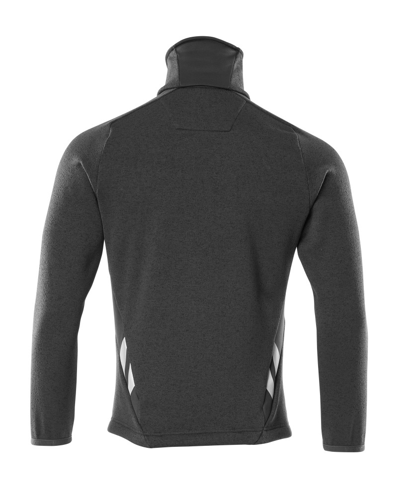 Fleece, Kohle, Reißverschlussschutz, Sweatshirt, Langarm