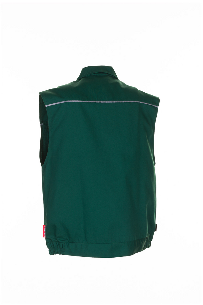 Weste, Gilets, Grün, Reißverschlusslos, Reflektorstreifen