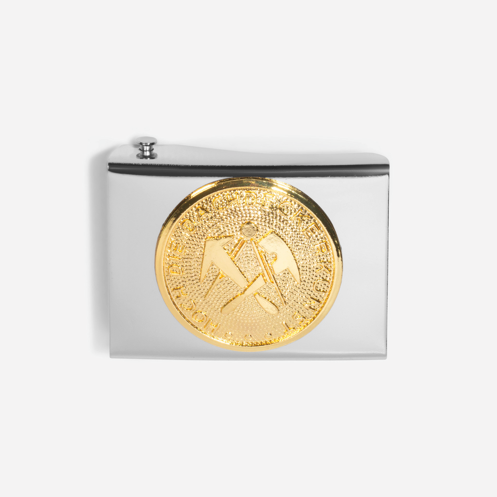 cufflink, gold coin, Metall, rechteckiger Fall, Glanz