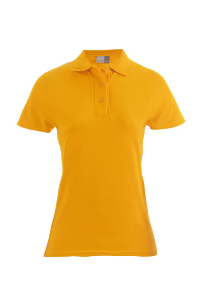 polo shirt, kurzärmelig, goldenes gelb, Kragen Polo