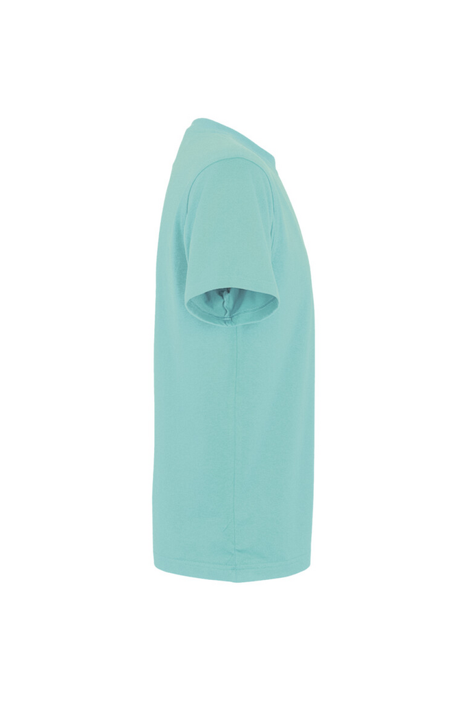 T-Shirt, Kurzarm, Unifarben, Mintgrün, Kleidschnitt