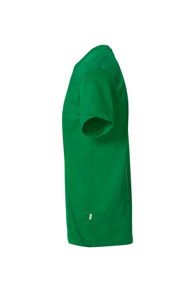 T-Shirt, Kurzarm, Grün, Rundhalsausschnitt, Baumwolle