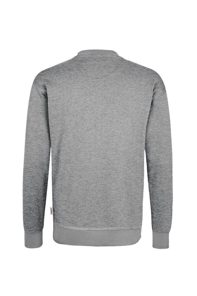 Sweatshirt, LongSleeve, Grau, Rundhalsausschnitt, Strickbündchen