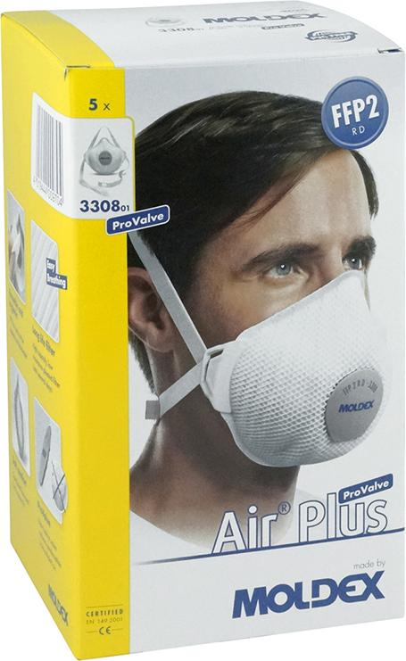 Maske, respirator, Ventil, Air Plus, MOLDEX