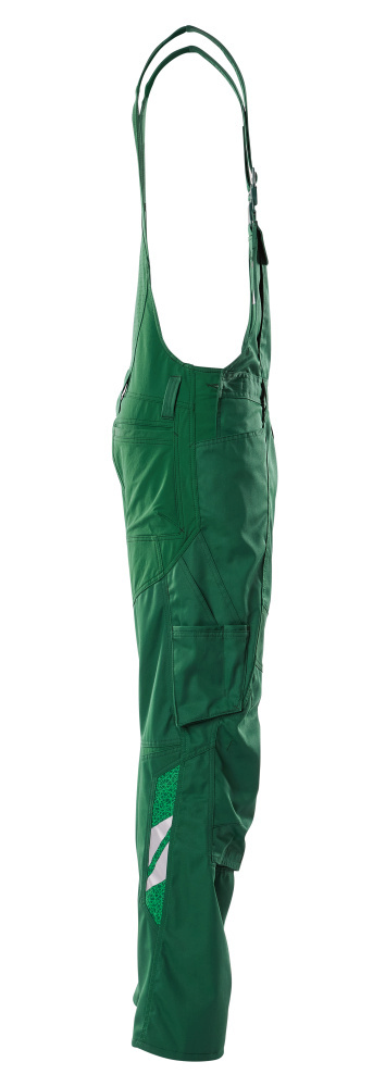 overall-grün, Hosenträger, Cargo-Hose, Arbeitshose, Werkzeugtasche